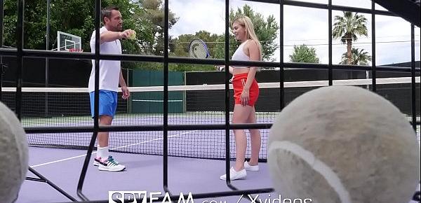  SPYFAM Step Bro Gives Step Sis Tennis Lessons & Big Dick
